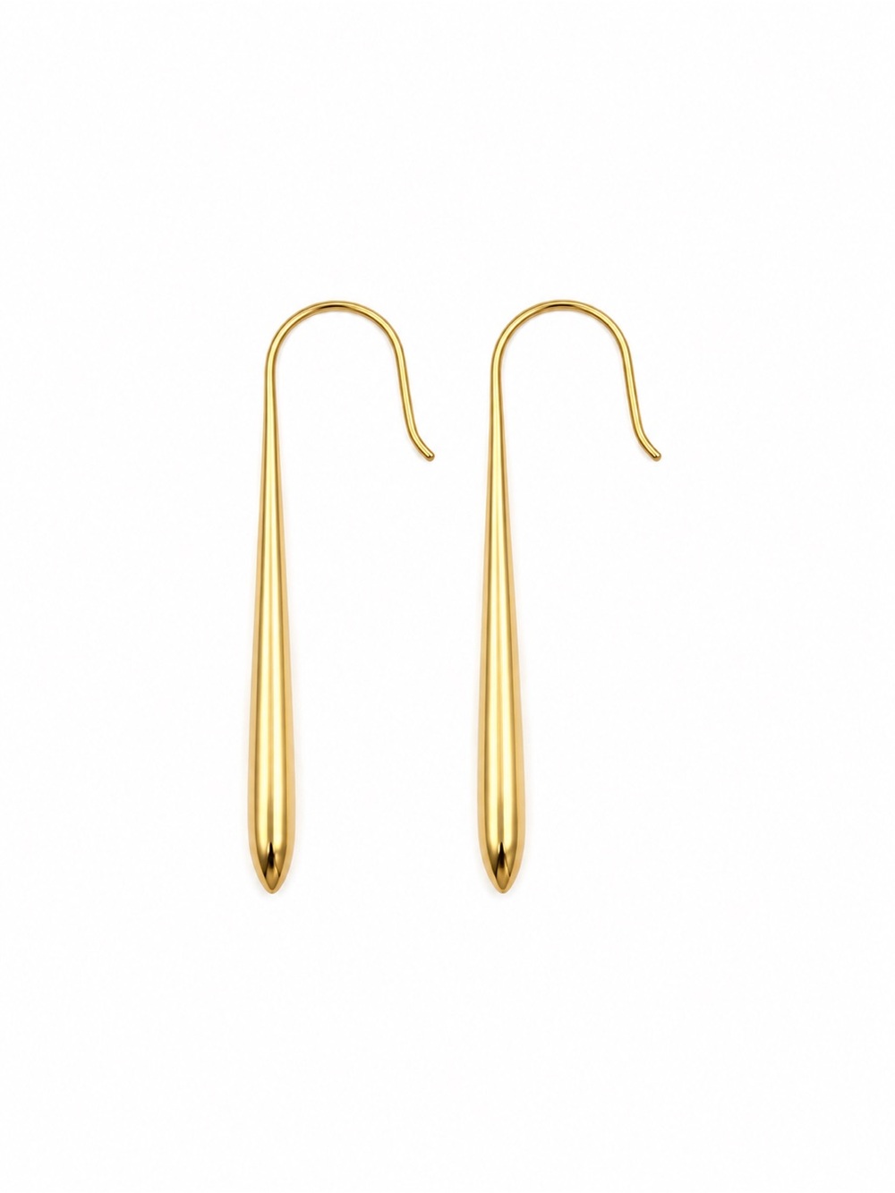 Gold Dew Drop Earrings